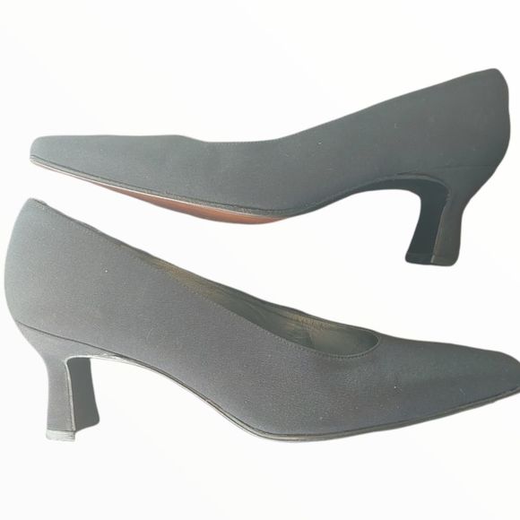 STUART Weitzman Vintage Black Witch Core Square toe Heels 🧙♀️ - Picture 1 of 13